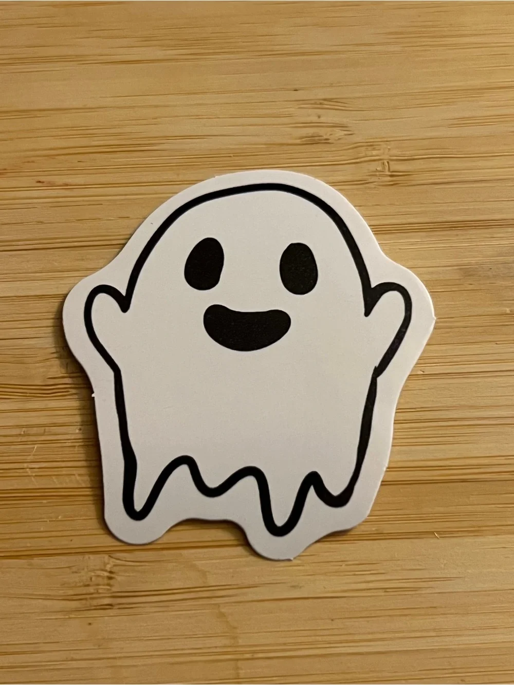 White Ghost Sticker for Home Party Supplies